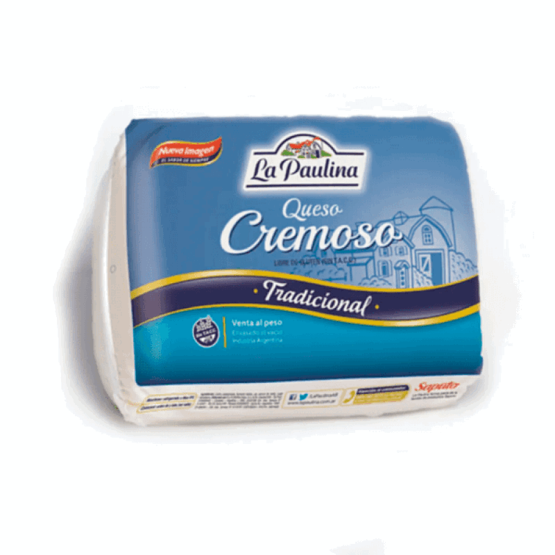 QUESO CREMOSO LA PAULINA 1/2HORMA PRECIOxKG