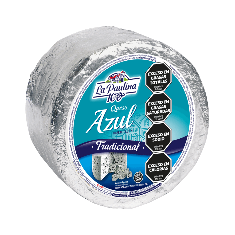 QUESO AZUL LA PAULINA 1/2 HORMA PRECIOxKG