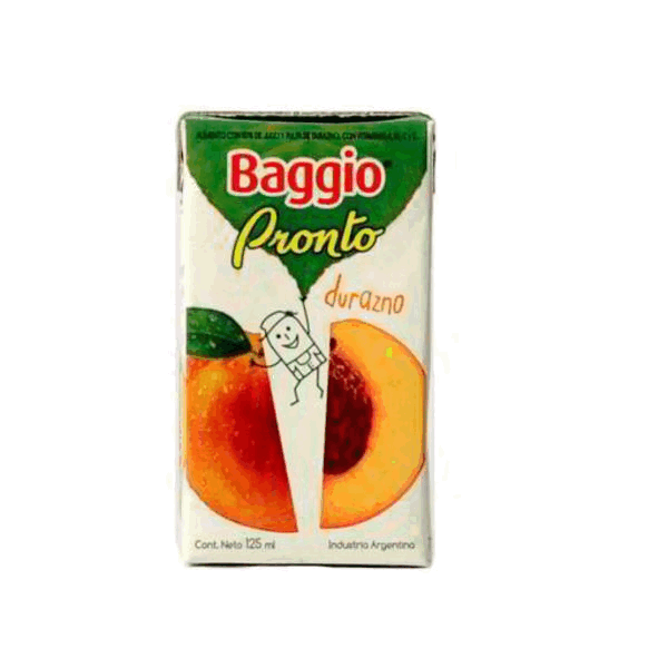 BAGGIO DURAZNO 125 CC X 18