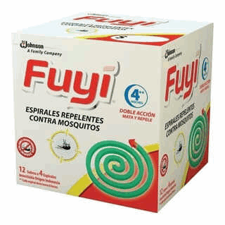 INSECTICIDA FUYI ESPIRAL ESTUCHE 12 SOBRES X 4 UNI