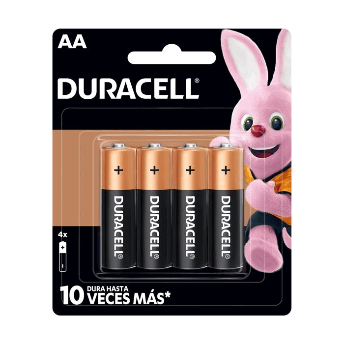 PILA DURACELL AA BLISTER x 4