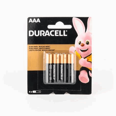PILA DURACELL AAA BLISTER x 4u