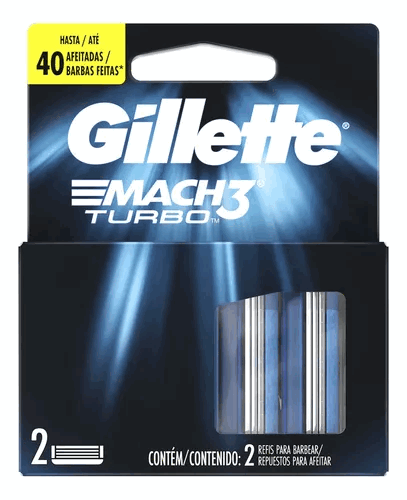 GILLETE MATCH 3 REPUESTO TURBO 2u