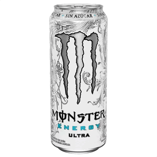 ENERGIZANTE MONSTER ENERGY ULTRA S/AZUC LATA 473cc(BLANCO)