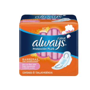TOALLITA FEM ALWAYS BARRERA ANTIDERRAME 8u