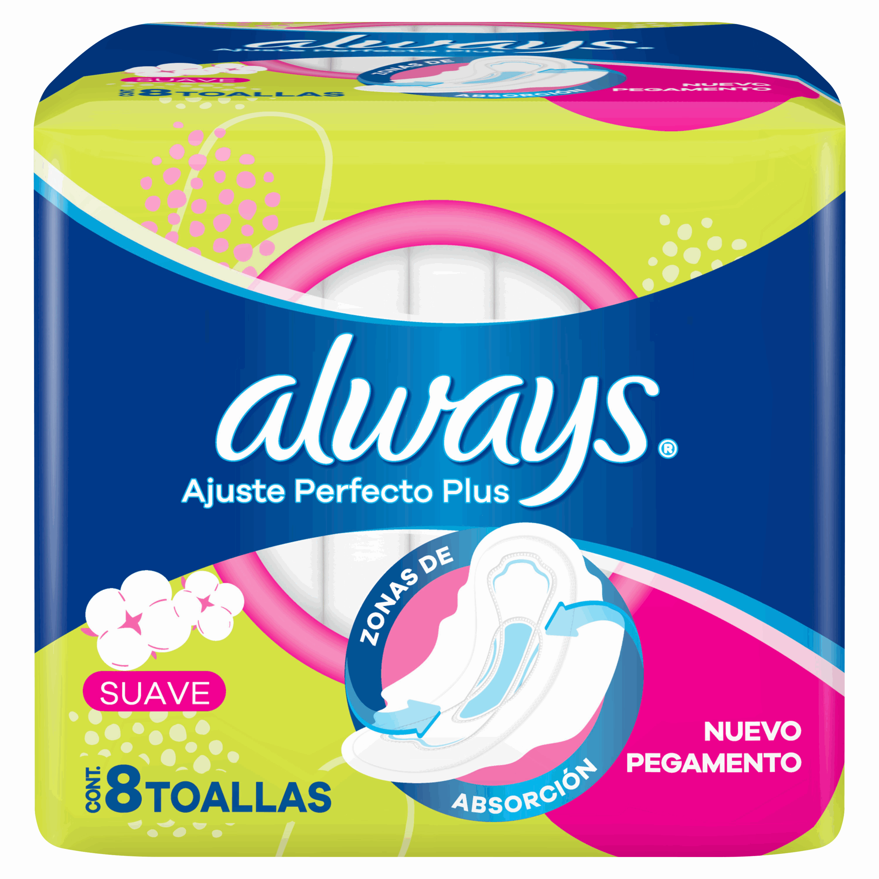 TOALLITA FEM ALWAYS AJUSTE PERFECTO SUAVE