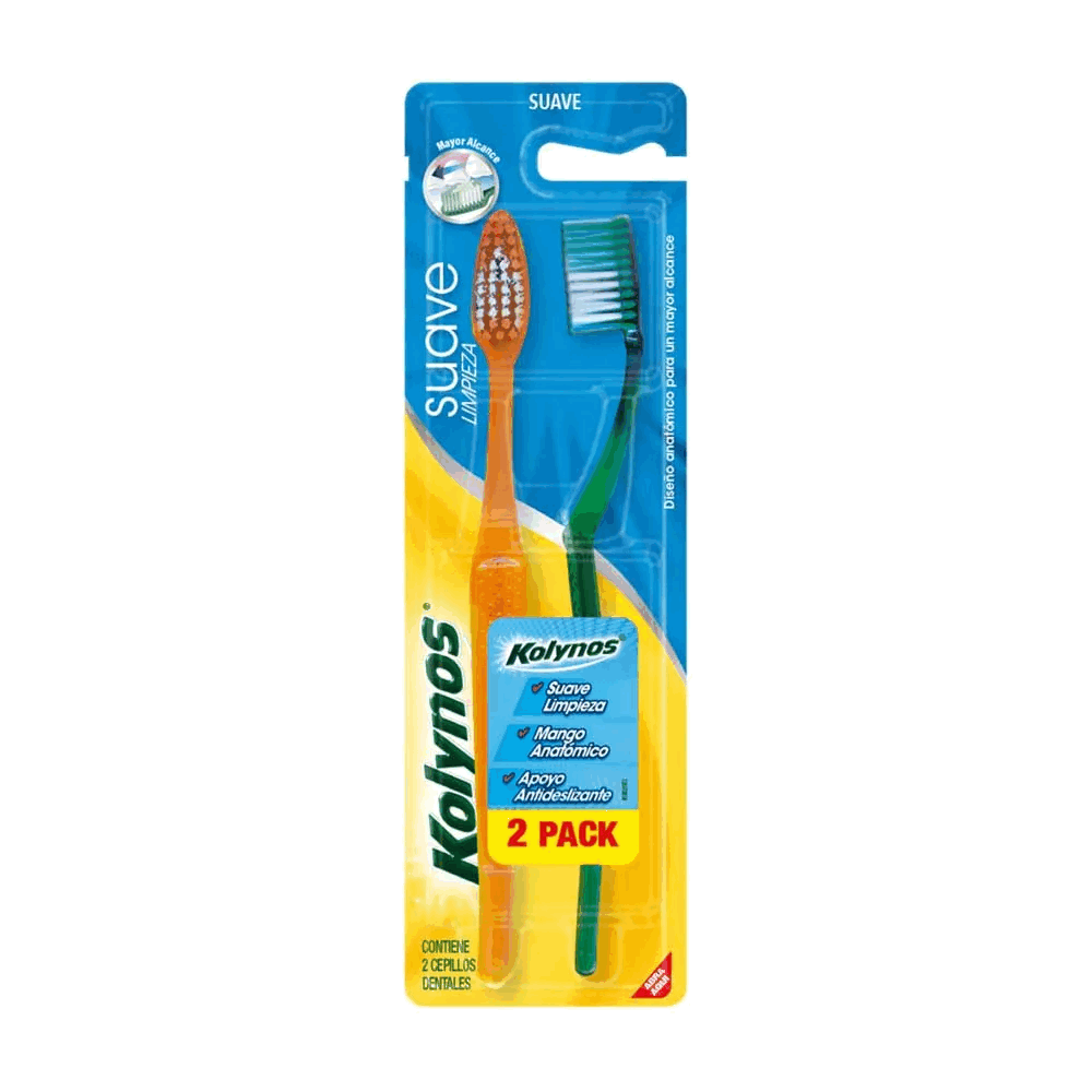 CEPILLO DENTAL KOLYNOS SUAVE X2U