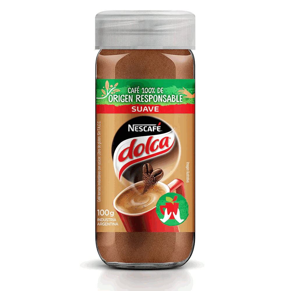 CAFE NESCAFE DOLCA SUAVE FRASCO 100g