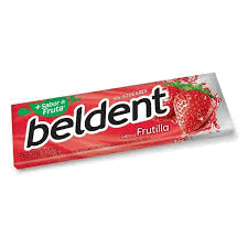 CHICLE BELDENT FRUTILLA 20u.x 10g.
