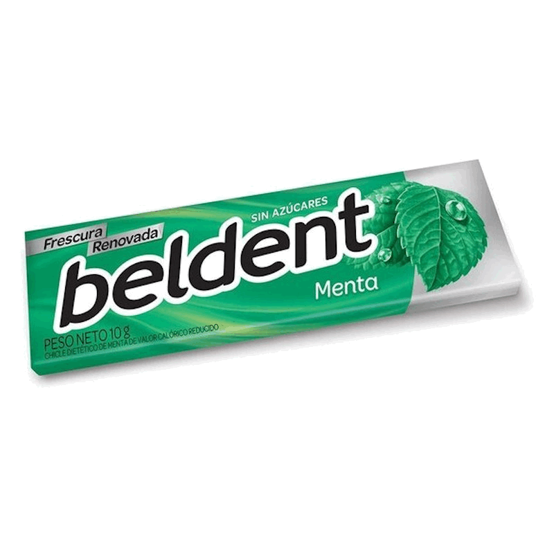 CHICLE BELDENT MENTA 20u.x 10g.