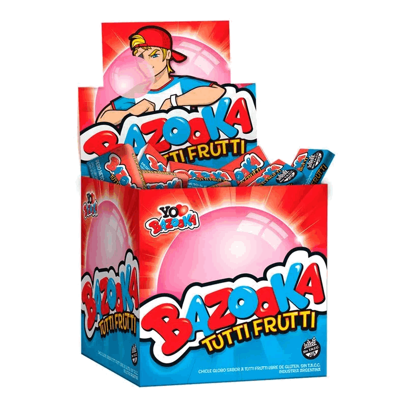 CHICLE BAZOOKA TUTI FRUTTI 120u