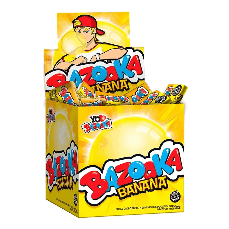 CHICLE BAZOOKA BANANA 120u