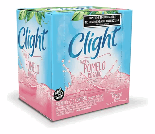JUGO CLIGHT POMELO ROSADO x 20 sobres