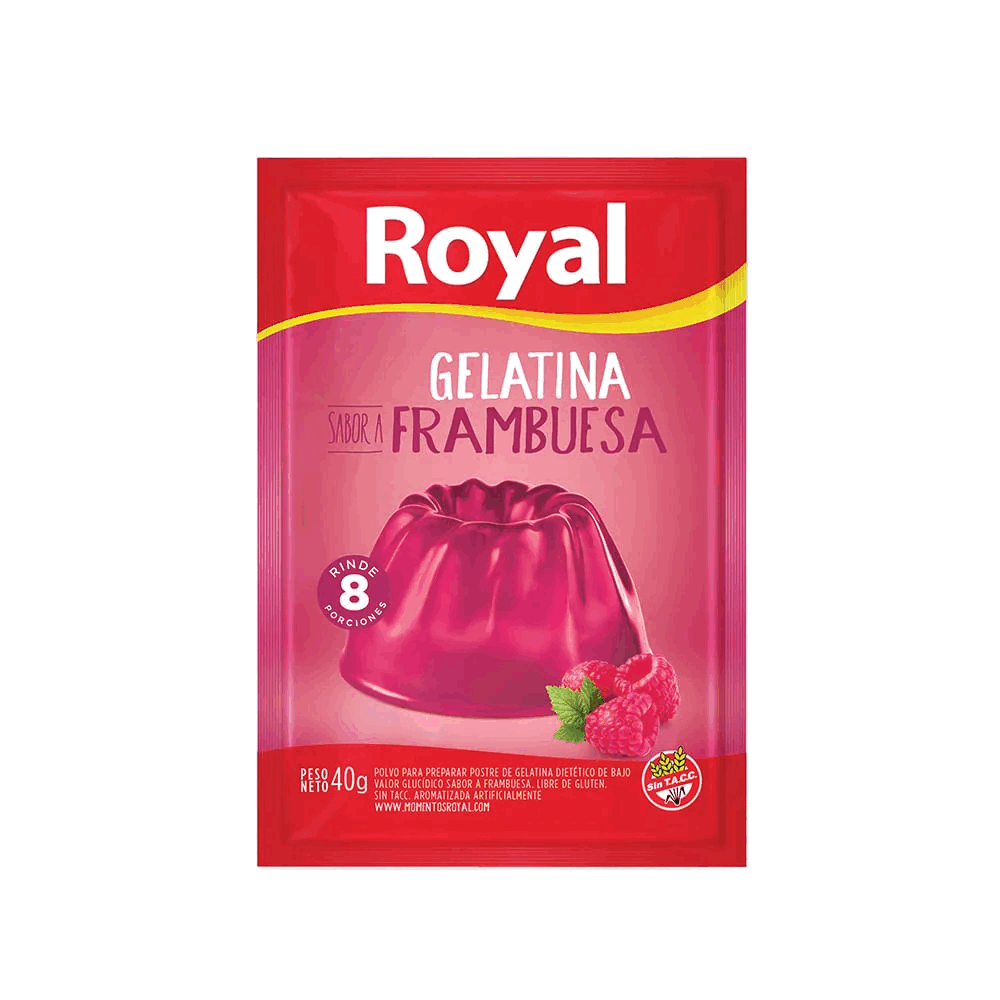 GELATINA FRAMBUEZA ROYAL 40 GR