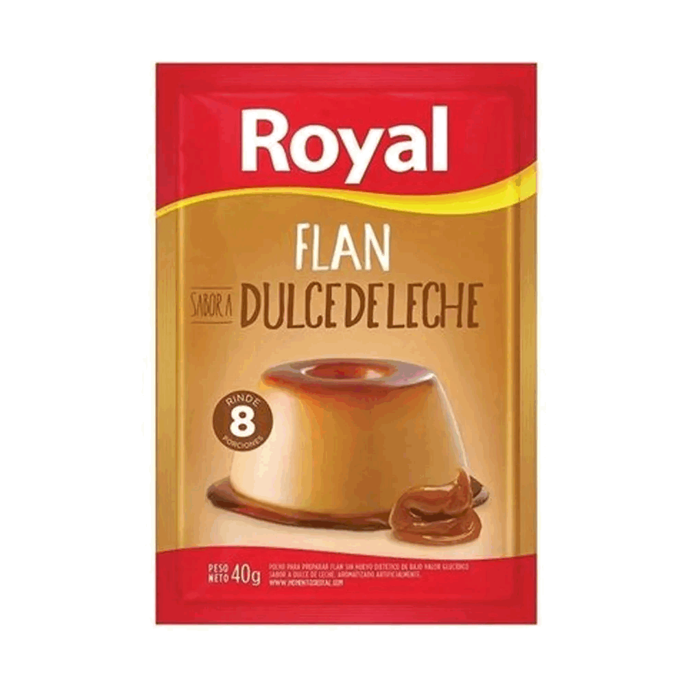 FLAN DULCE DE LECHE ROYAL 40 GR
