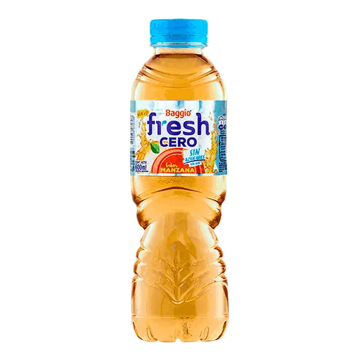 AGUA SABORIZADA FRESH MANZANA CERO 6X600cc