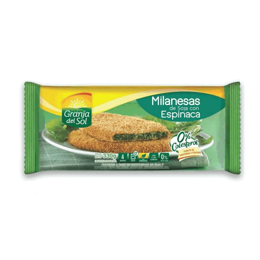 MILANESA SOJA GRANJA DEL SOL ESPIN 330g