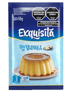 FLAN EXQUISITA VAINILLA 80grs.