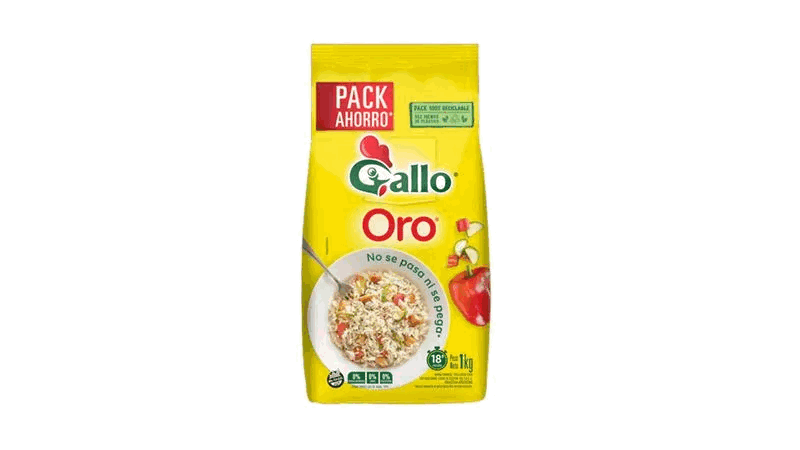 ARROZ GALLO ORO PARBOIL BOLSA 1kg.