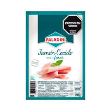 JAMON COCIDO PALADINI FETEADO 200g