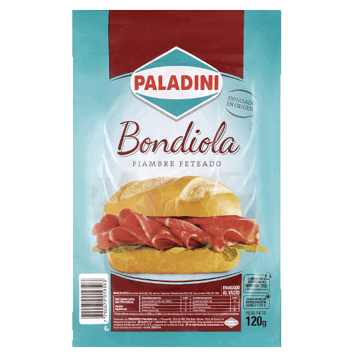BONDIOLA PALADINI FETEADA 120grs