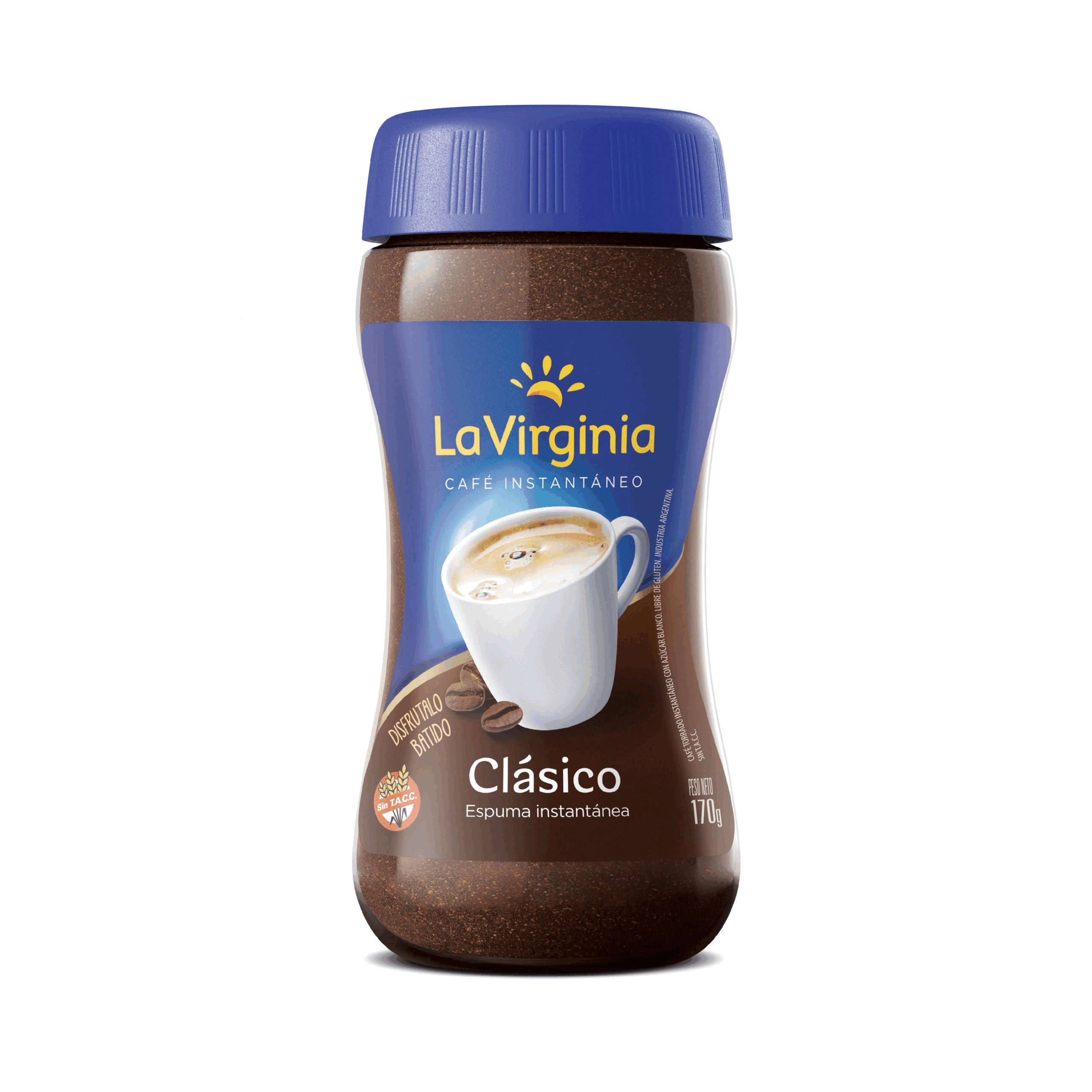 CAFÉ LA VIRGINIA INSTANTENO FRASCO 50grs