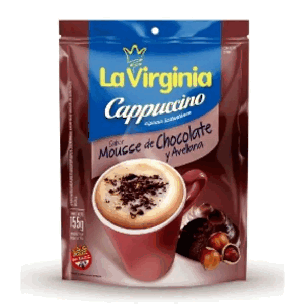 CAPPUCHINO LA VIRGINIA MOUSSE CHOCOLATE Y AVELLANA