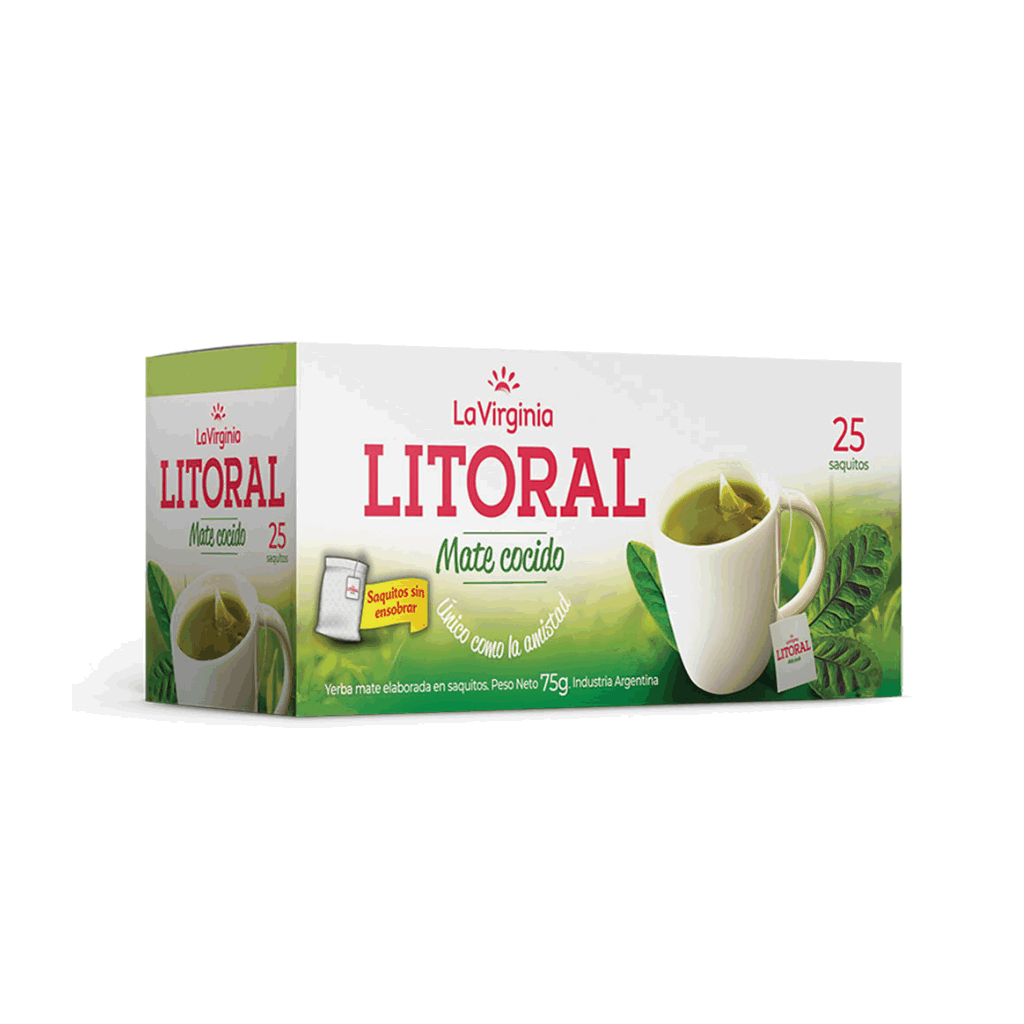 MATE COCIDO LITORAL SIN SOBRE 25grs