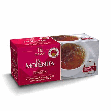 TE LA MORENITA COMUN x 25 SAQUITOS