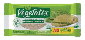 MILANESA VEGETALEX SOJA C/ESPINACA X4U.