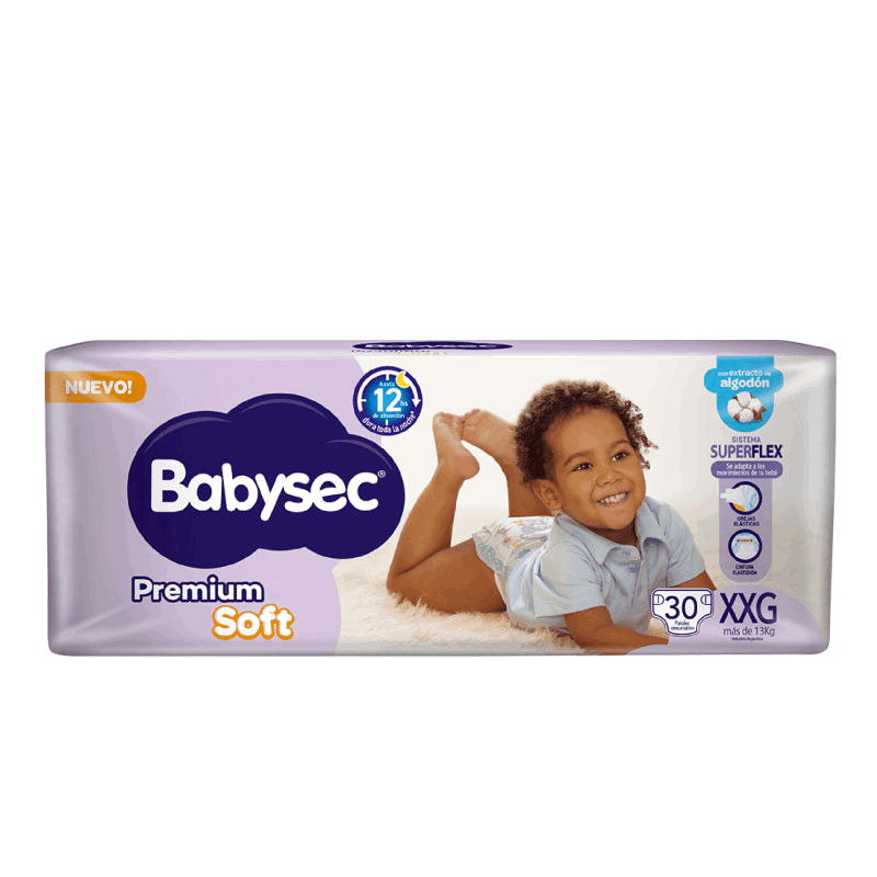 PAÑALES BABYSEC PREMIUN XXG X 30u.