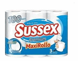 ROLLO DE COCINA SUSSEX PREMIUM 3u x 100paños