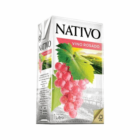 VINO NATIVO ROSADO TETRA 12X1L.