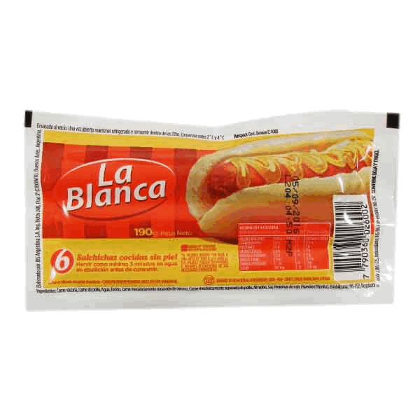 SALCHICHAS LA BLANCA X 6u
