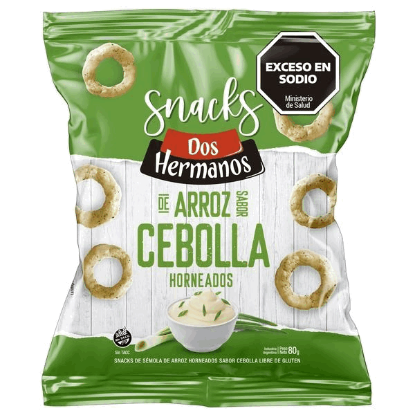 ARITOS DE ARROZ DH SABOR CEBOLLA 80grs