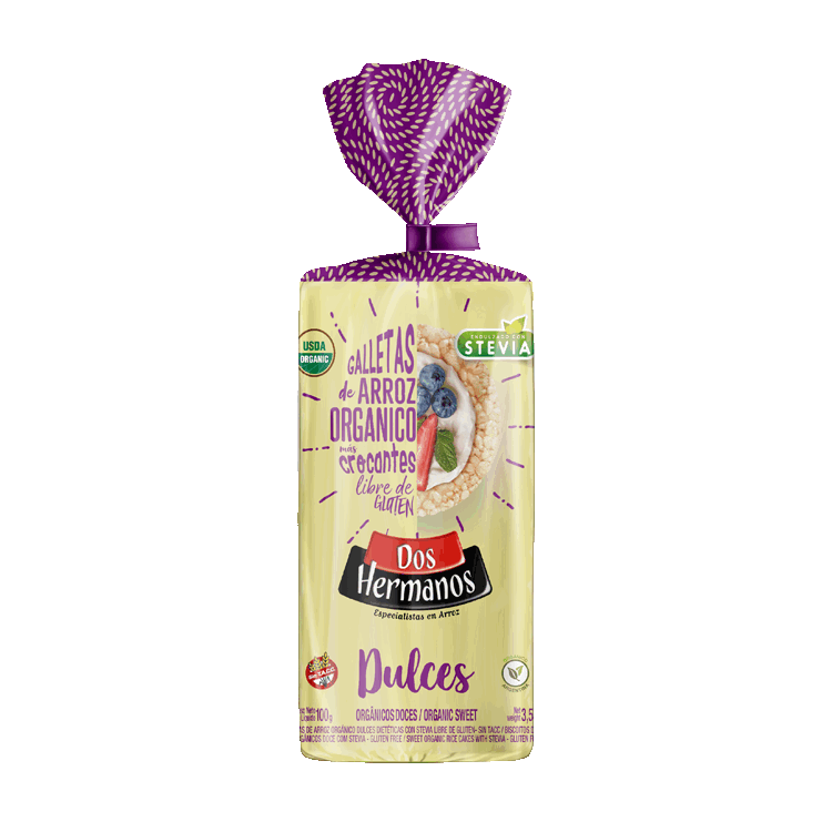 GALLETAS ARROZ DH ORGANICAS DULCE 100g