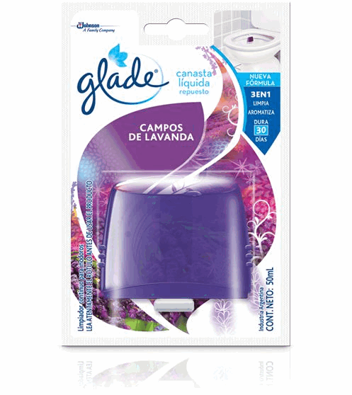 CANASTA LIQUIDA GLADE REP INOD. CAMP LAVANDA