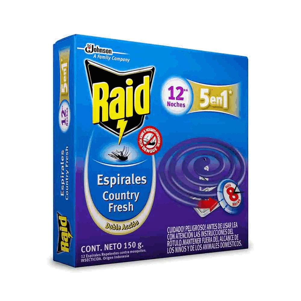 ESPIRAL RAID COUNTRY FRESH EST X 12