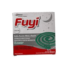 INSECTICIDA FUYI ESPIRAL VERDE ESTUCHE 12 U
