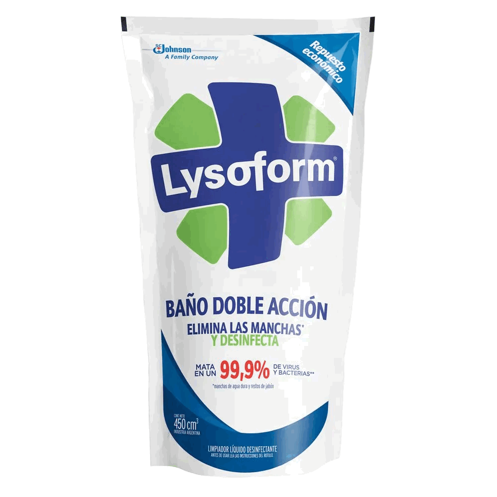DESINFECTANTE LYSOFORM LIQUIDO P/BAÑO DP 450cc