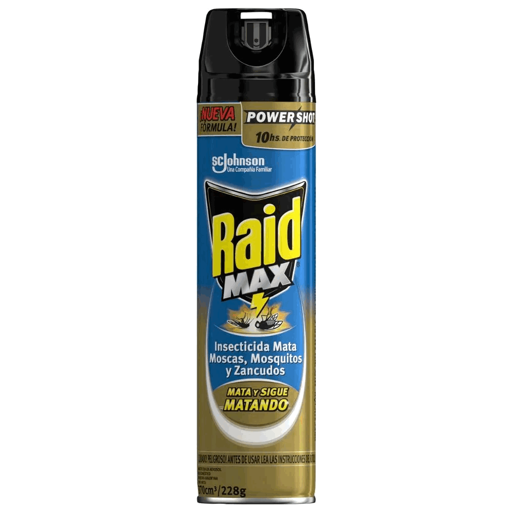 INSECTICIDA RAID MMM MAX AER 360cc