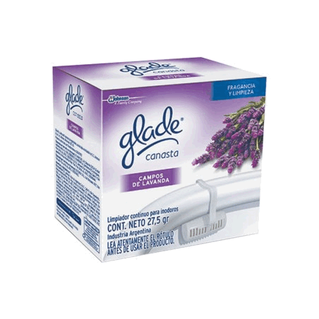 CANASTA SOLIDA INODORO GLADE FULL LAVANDA PINO
