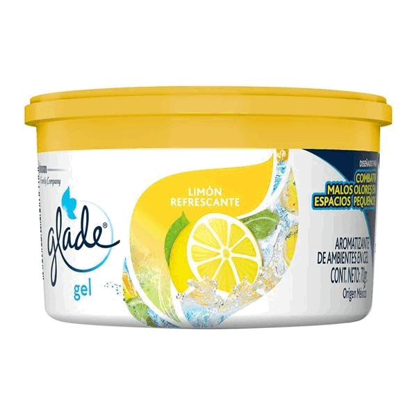 AROMATIZADOR GLADE MINIGEL LIMON 70grs.