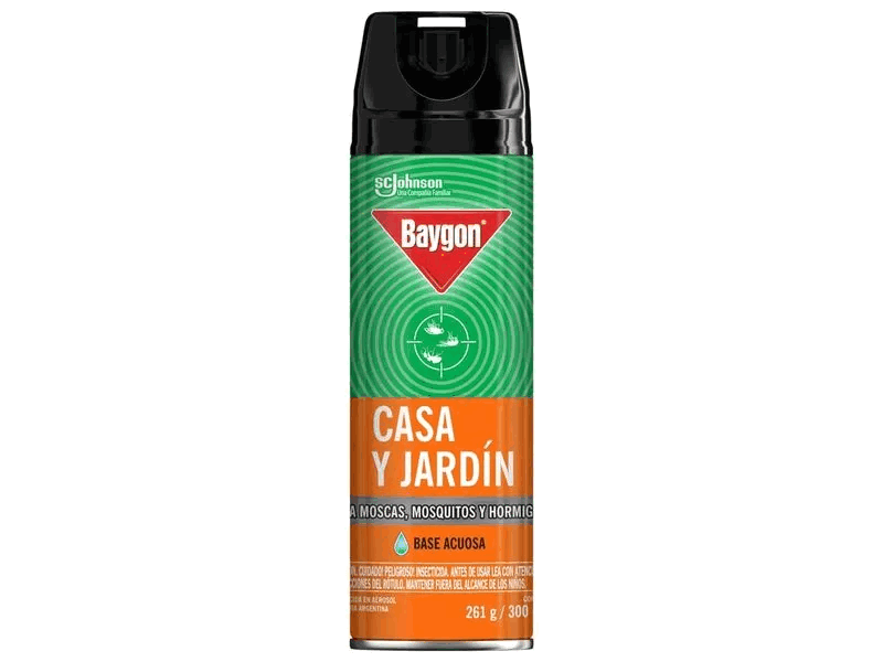 INSECTICIDA BAYGON CASA Y JARDIN AER 300ml