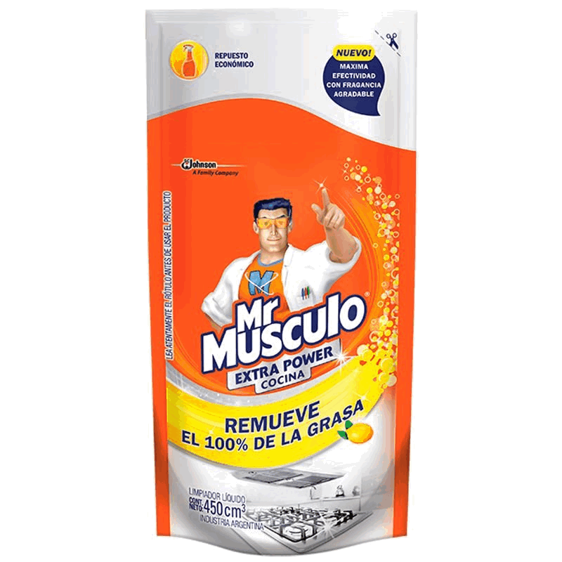 DESINFECTANTE MR MUSCULO COCINA DP EXT POWER 450cc