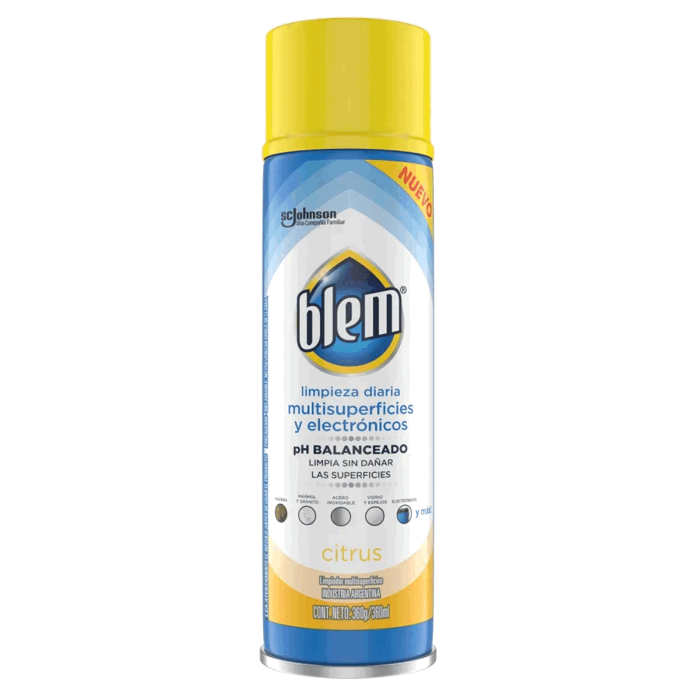LIMPIADOR BLEM MULTIS Y ELECTRONICOS CITRUS 360ml