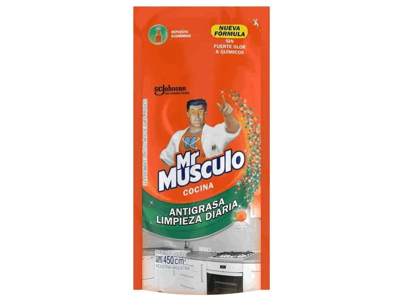 ANTIGRASA MR MUSCULO COCINA DP 450ml.