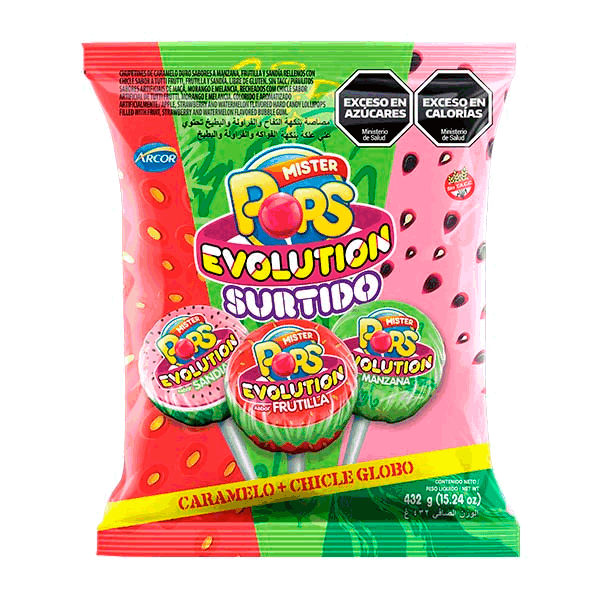 CHUPETINES MISTER POPS EVOLUTION SURTIDOS