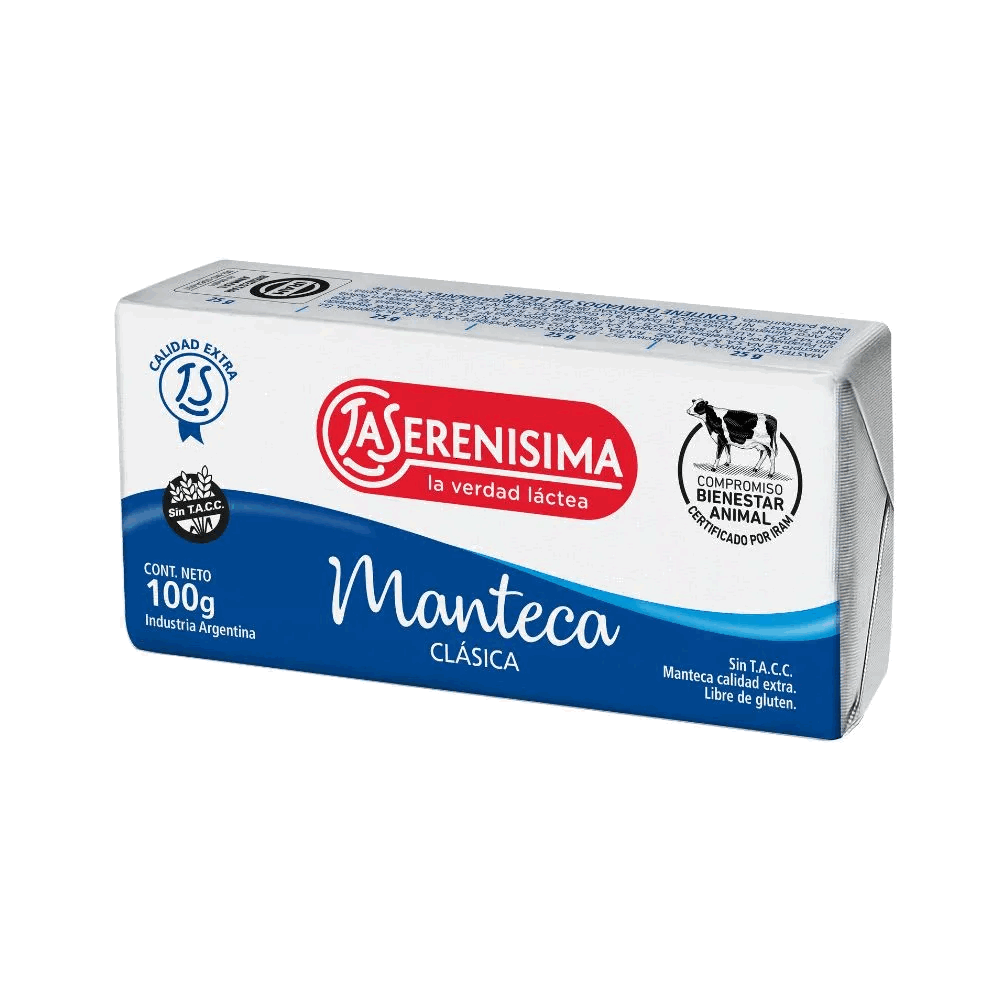MANTECA LA SERENISIMA 100grs.