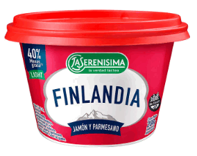 QUESO UNT FINLANDIA JAMON Y PARM 180grs